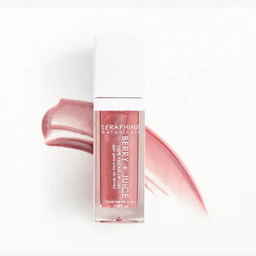 [ FINAL price ] Seraphine Botanicals Berry + Juice Lip Gel in Rose Currant